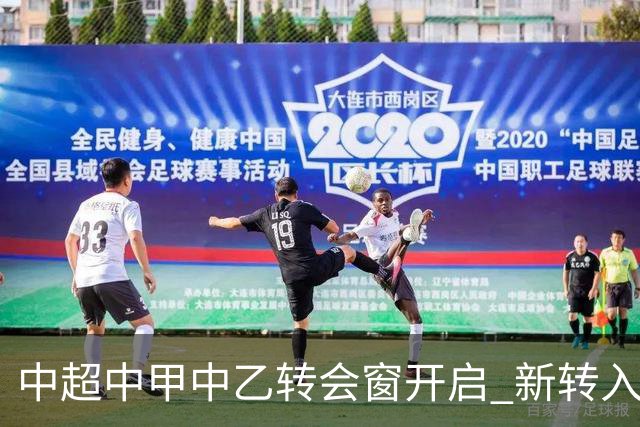 中超中甲中乙转会窗开启 新转入国内球员没有名额限制